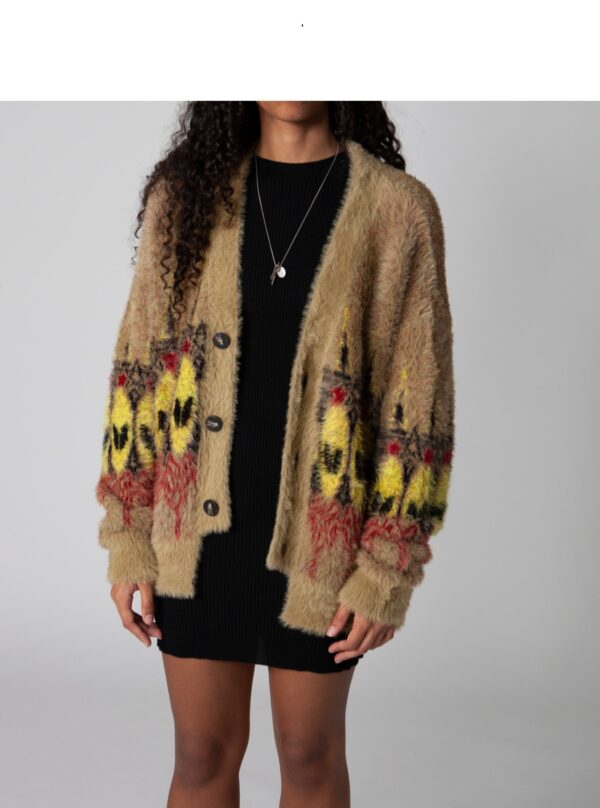 Jacquard Cardigan